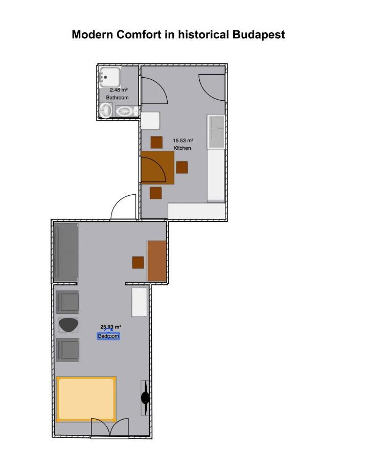 Modern Comfort In Historical 布达佩斯 外观 照片